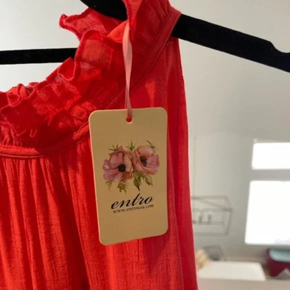 coral Maxi dress - Picture 2 of 3